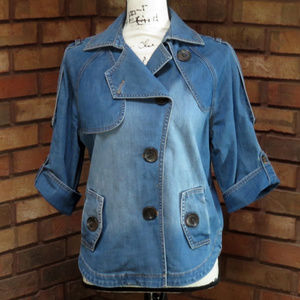 CHICO'S Denim Jacket - NWOT - Size 0 (Misses 6)